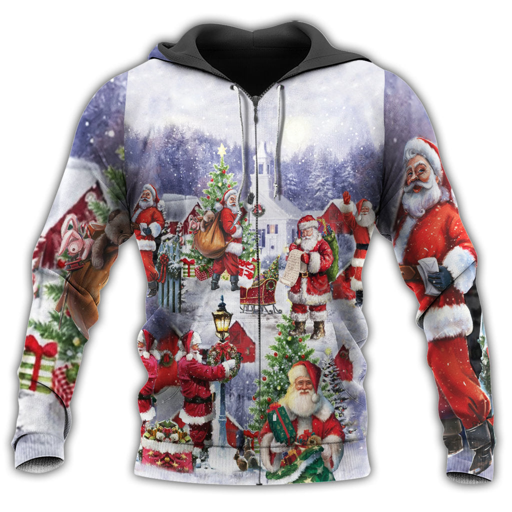 Christmas Santa Coming Hoodie For Holiday Vacations Winter Events And Everyday Comfort