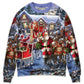 Christmas Santa Holiday Night Sweater For Holiday Travel Winter Outings And Cheerful Gift Giving