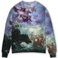 Christmas Santa Dark Fantasy Sweater For Winter Parties Seasonal Adventures And Relaxed Everyday Styling