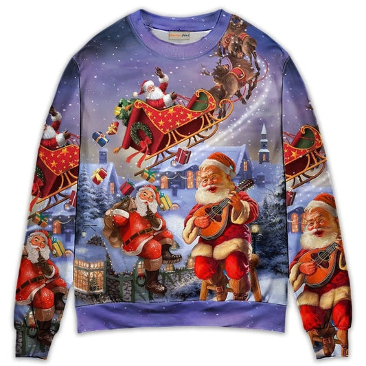 Christmas Santa Funny Sweater For Festive Events Weekend Outings And Comfortable Winter Style