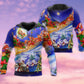 Purple Christmas Santa Love Hoodie For Holiday Gatherings Winter Travel And Seasonal Gifting