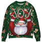 Christmas Santa Joyful Sweater For Winter Celebrations Family Events And Relaxed Seasonal Styling