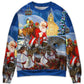Christmas Santa Reindeer Gift Sweater For Festive Events Weekend Outings And Comfortable Winter Style