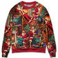 Christmas Santa Story Chilling Happy Xmas Sweater For Festive Family Events Casual Wear And Holiday Gift Giving