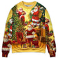 Christmas Santa Story Happy Xmas Sweater For Seasonal Parties Cozy Gatherings And Thoughtful Holiday Gifts