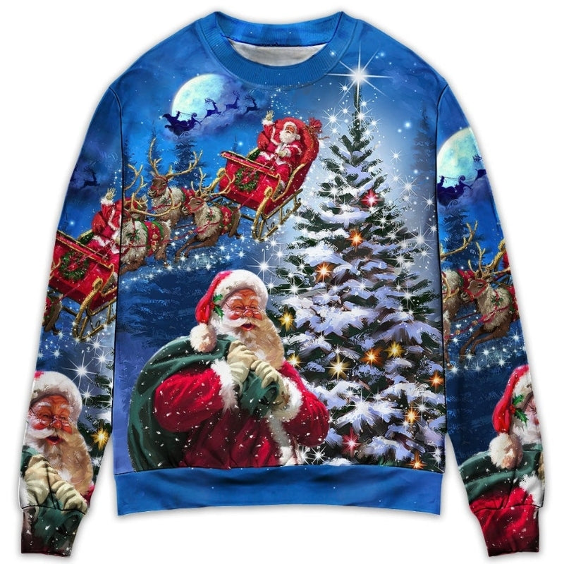 Christmas Santa Story Happy Xmas Is Coming Sweater For Festive Events Weekend Outings And Comfortable Winter Style