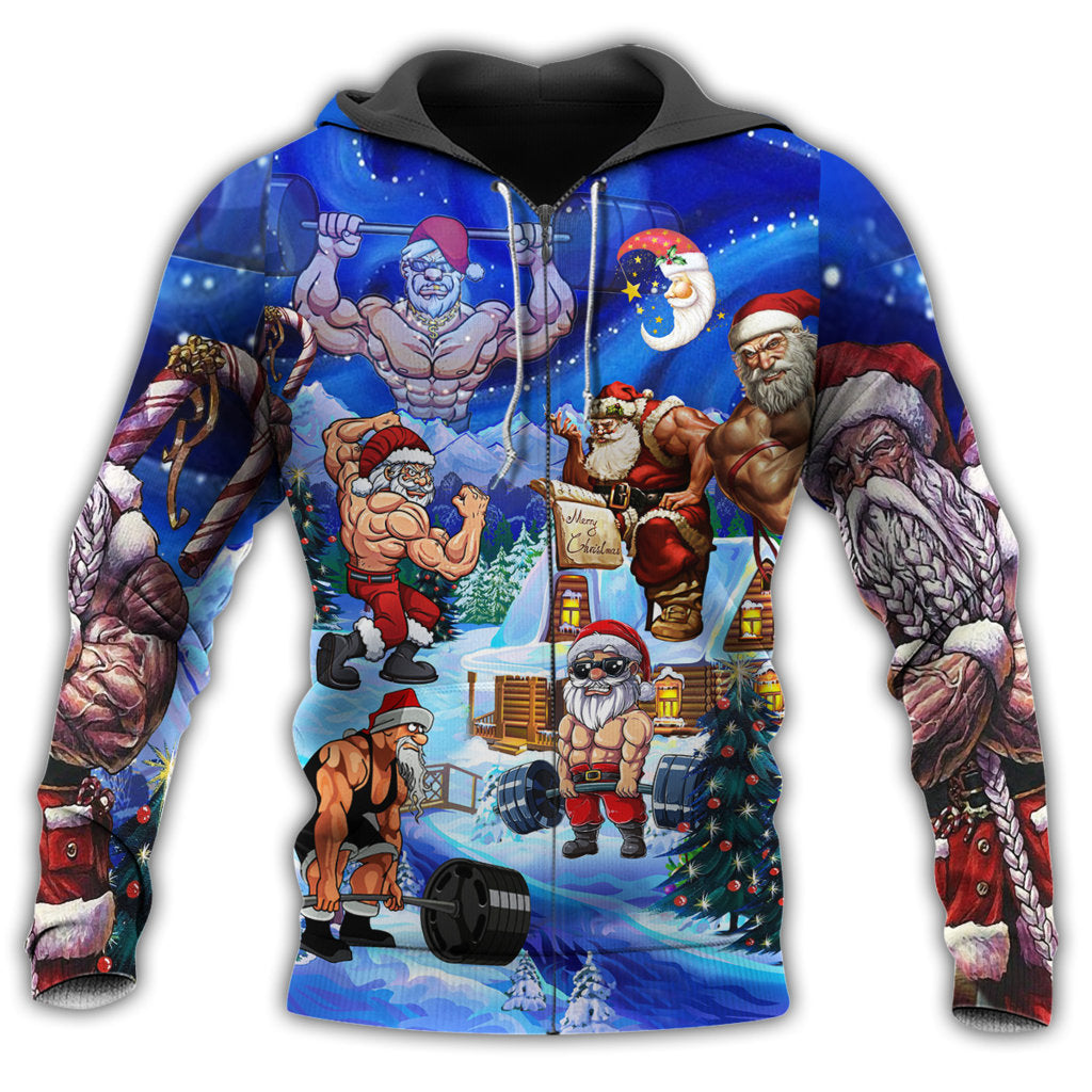 Strong Christmas Santa Hoodie For Festive Days Casual Adventures And Thoughtful Seasonal Gifting