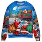 Christmas Santa Train Gift Sweater For Seasonal Parties Cozy Gatherings And Thoughtful Holiday Gifts