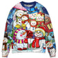 Christmas Snowman Merry Xmas Sweater For Festive Events Weekend Outings And Comfortable Winter Style