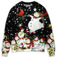 Christmas Snowman Snowy Winter Village Sweater For Seasonal Parties Cozy Gatherings And Thoughtful Holiday Gifts