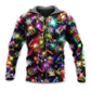 Neon Christmas Tree Cookies Gingerbread Hoodie For Seasonal Parties Casual Wear And Thoughtful Holiday Gifts