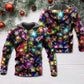 Neon Christmas Tree Cookies Gingerbread Hoodie For Seasonal Parties Casual Wear And Thoughtful Holiday Gifts