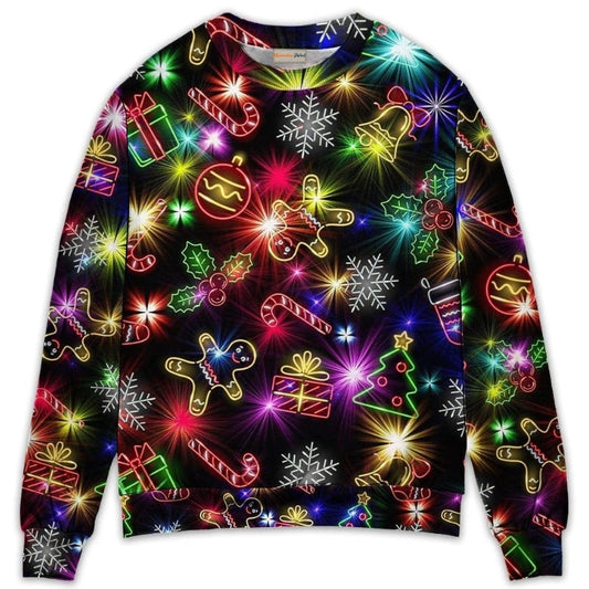 Christmas Tree Gifts Gingerbread Neon Sweater For Winter Parties Seasonal Adventures And Relaxed Everyday Styling