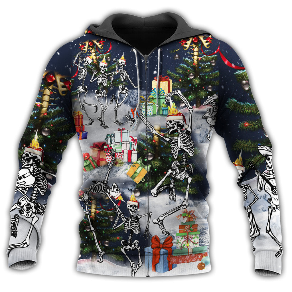 Christmas Skull Dance Night Hoodie For Holiday Gatherings Winter Travel And Seasonal Gifting