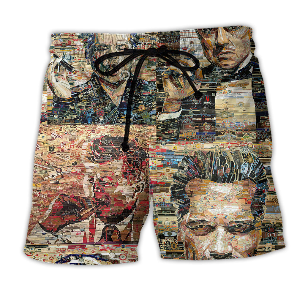 Colorful Cigar Beach Shorts For Casual Day Trips And Thoughtful Gift Giving