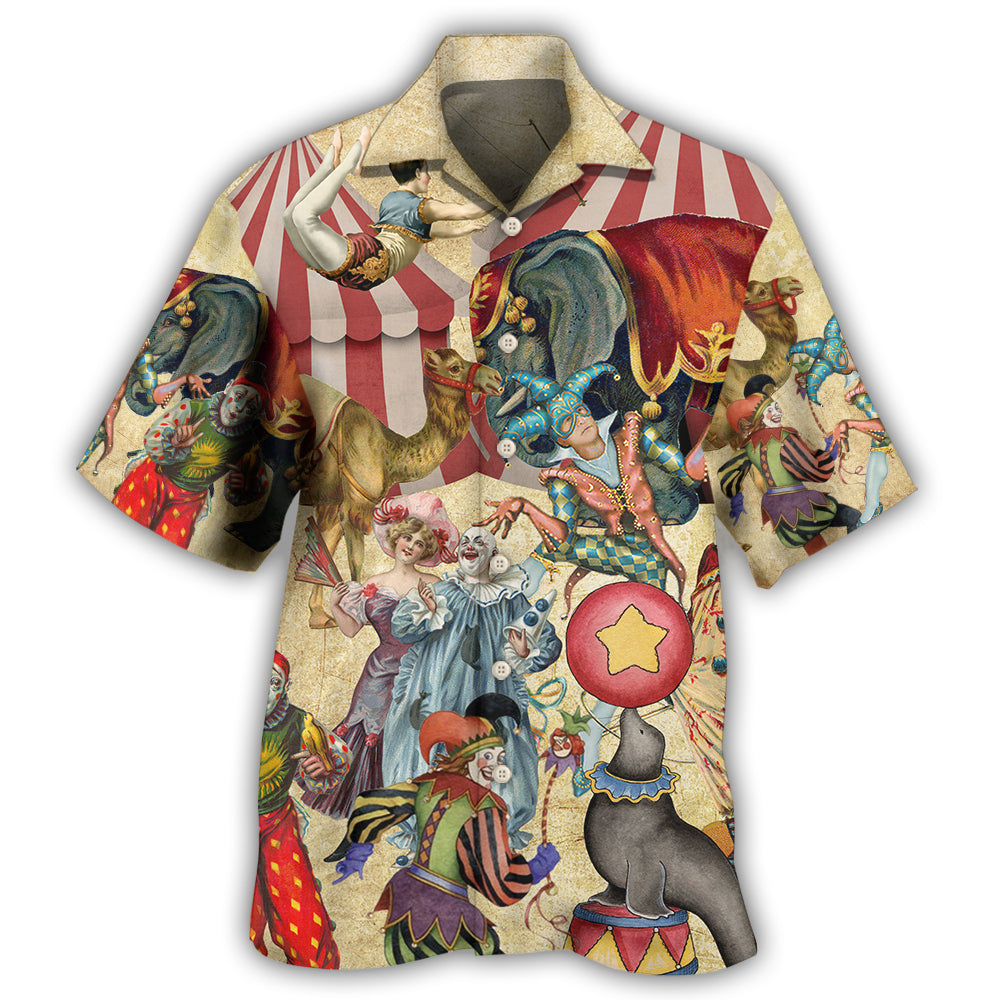 Circus It'S Hawaiian Shirt For Summer Vacation, Beach Travel, And Casual Wear