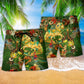 Circus Moments Beach Shorts Pattern Detail For Casual Outings And Memorable Gift Ideas