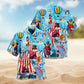 Circus Animals Hawaiian Shirt For Summer Vacation, Beach Travel, And Casual Wear