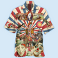 Vintage Circus Hawaiian Shirt For Coastal Travel, Casual Events, And Comfortable Summer Wear