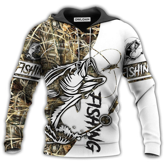 Unisex Hoodie / S Fishing Classic Bass Fishing - Hoodie - Owls Matrix LTD