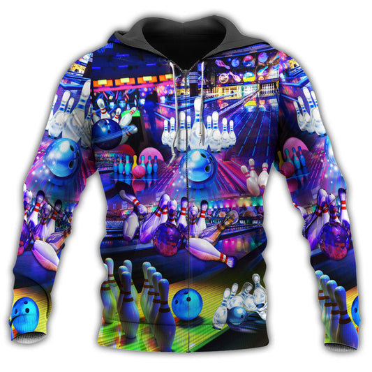 Classic Purple Bowling Hoodie For Hobby Inspired Style Outdoor Adventures And Comfort