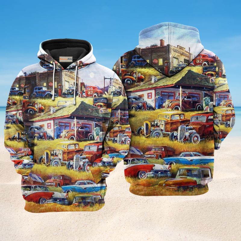 Classic Vintage Car Blessing Hoodie For Inspirational Casual Style Travel And Thoughtful Gifts