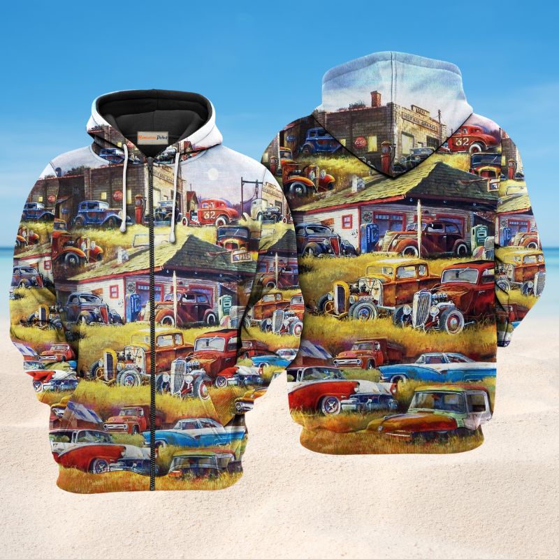 Classic Vintage Car Blessing Hoodie For Inspirational Casual Style Travel And Thoughtful Gifts
