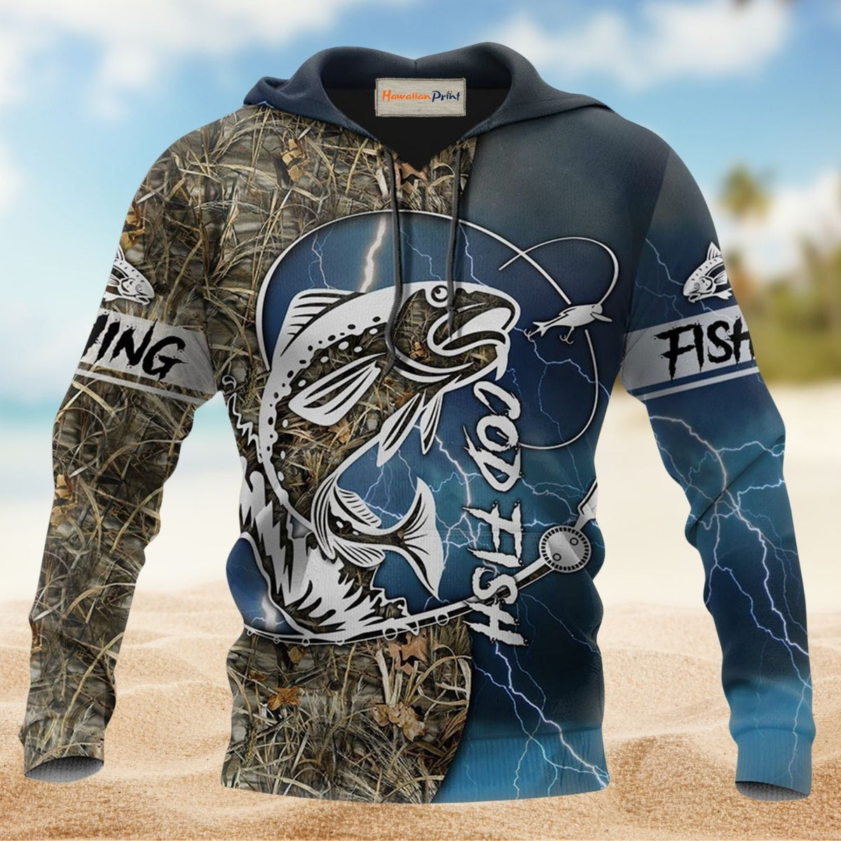 Classic Cod Fishing Lover Hoodie For Weekend Fishing Outdoor Comfort And Everyday Outfits