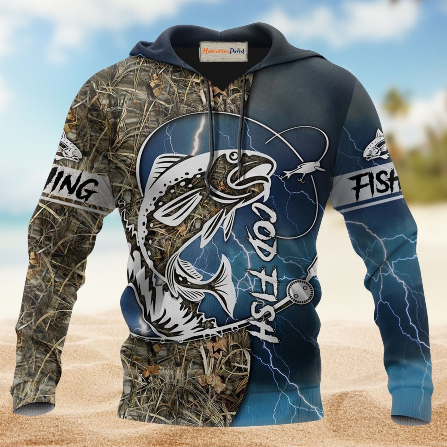 Classic Cod Fishing Lover Hoodie For Weekend Fishing Outdoor Comfort And Everyday Outfits