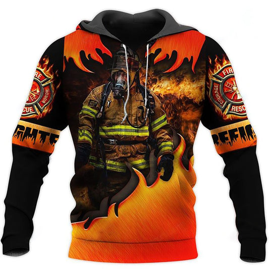 Classic Firefighter Hoodie For Firehouse Gatherings Casual Outings And Everyday Comfort