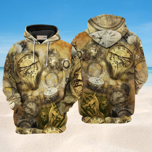 Classic Watch History Hoodie For Casual Streetwear Travel And Everyday Comfort