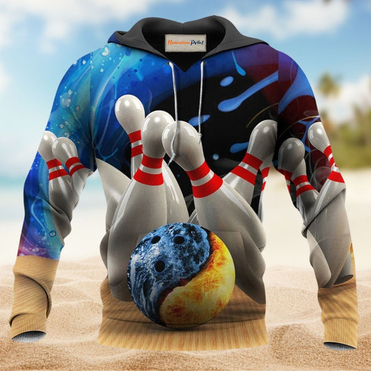 Classic Bowling Hot Hoodie For Casual Activities Weekend Travel And Gift Ideas
