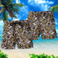 Classical Music Makes Me Happy Quote Beach Shorts Artwork Detail For Comfortable Everyday Summer Wear