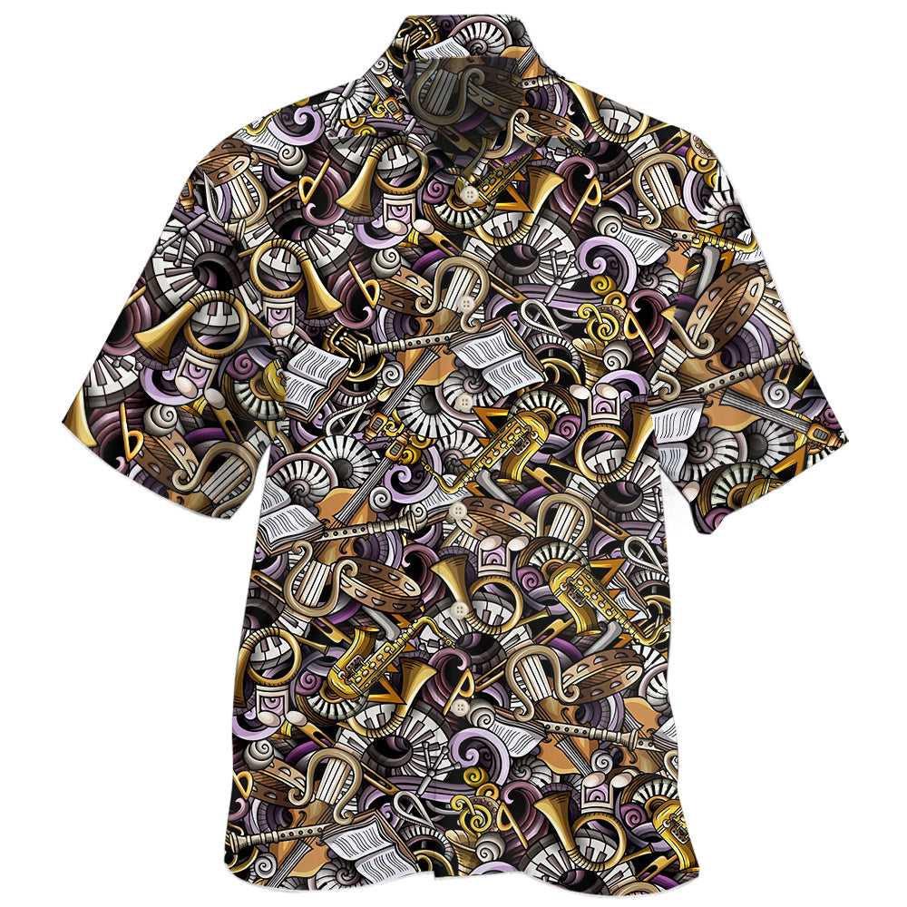 Classical Music Hawaiian Shirt For Music Fans, Resort Parties, And Warm Weather Events