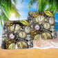Morning Alarm Clock Time Beach Shorts Graphic Detail For Resort Trips And Casual Outings