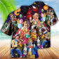 Funny Happy Clown Hawaiian Shirt Pattern View For Relaxed Warm Weather Outfits