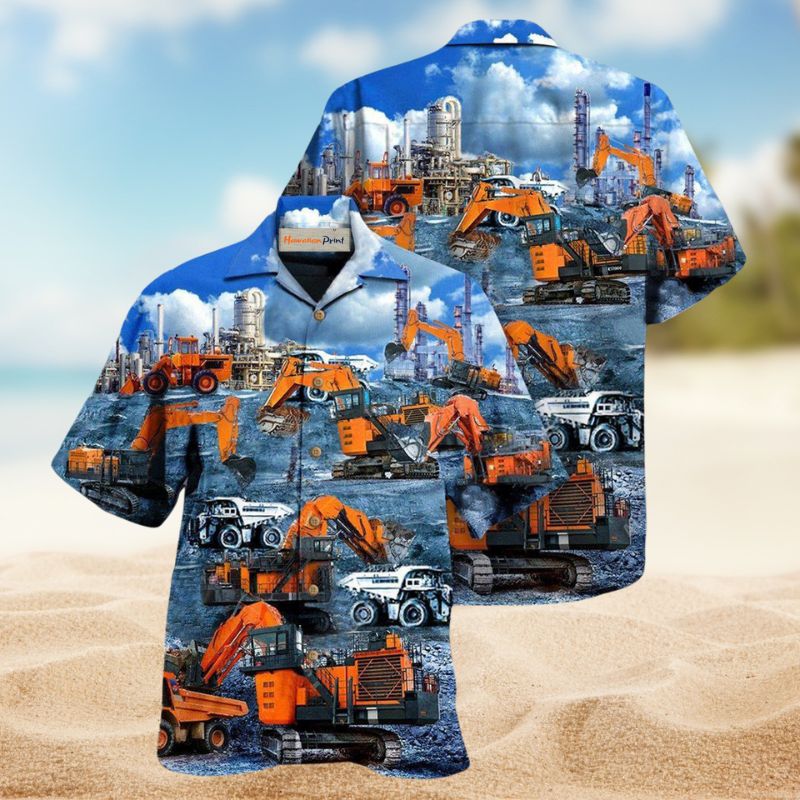 Dark Coal Support Sit Hawaiian Shirt For Resort Trips, Coastal Parties, And Warm Weather Style