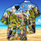 Parrot And Cockatiel Hawaiian Shirt With Detailed Graphic For Resort Holidays Beach Travel And Relaxed Casual Fashion