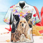 Floral Cocker Spaniel Dog Hawaiian Shirt For Beach Days, Summer Outings, And Thoughtful Gift Giving