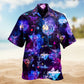 Cocktail Creative Pattern Hawaiian Shirt For Summer Vacation, Beach Travel, And Casual Wear