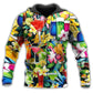 Tropical Floral Cocktail Hoodie For Everyday Wear Outdoor Adventures And Comfortable Style