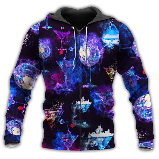 Purple Moon Cocktail Mystery Hoodie For Casual Street Style Travel And Daily Comfort