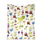 Tropical Drink Lover Flannel Blanket For Cozy Bedroom Sofa Decor