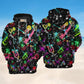 Neon Cocktail Love Hoodie For Casual Activities Seasonal Outings And Gift Ideas