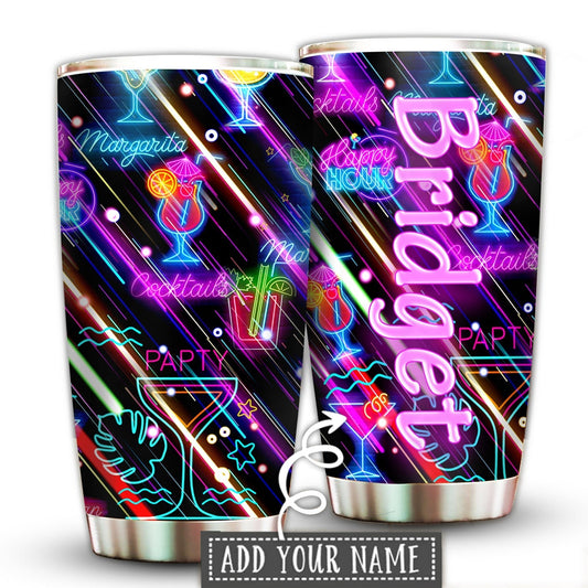 Summer Drink Summer Vibes Personalized 20 Oz Tumbler For Coffee Travel And Daily Drinks