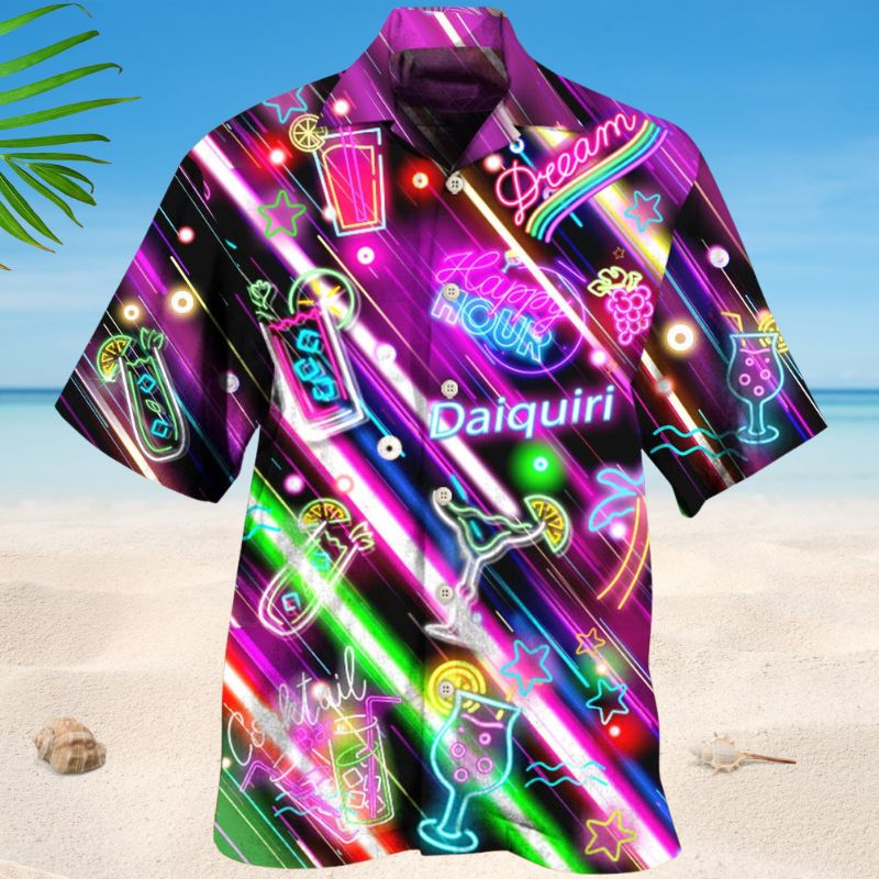 Cocktail Hour Stunning Hawaiian Shirt For Beach Days, Summer Outings, And Thoughtful Gift Giving