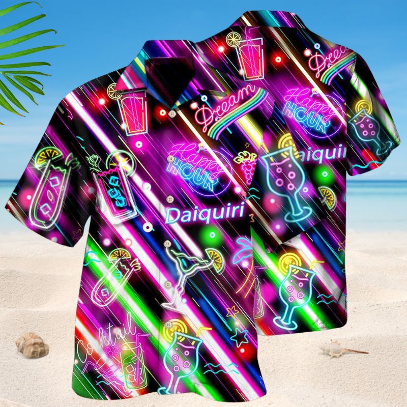 Cocktail Hour Stunning Hawaiian Shirt For Beach Days, Summer Outings, And Thoughtful Gift Giving