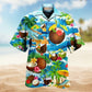 Coconut Summer Time Beaches Hawaiian Shirt For Summer Vacation Beach Travel And Relaxed Casual Wear