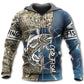 Classic Fishing Cod Outdoor Hoodie For Anglers Nature Trips Holidays And Relaxed Layering
