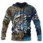 Classic Cod Fishing Hoodie For Lakeside Adventures Casual Streetwear And Seasonal Travel